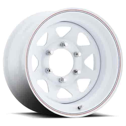 Raceline Wheels 8068080 80 Series 8 Spoke Wheel Size: 16 x 8 Bolt Circle: 8 x 6.