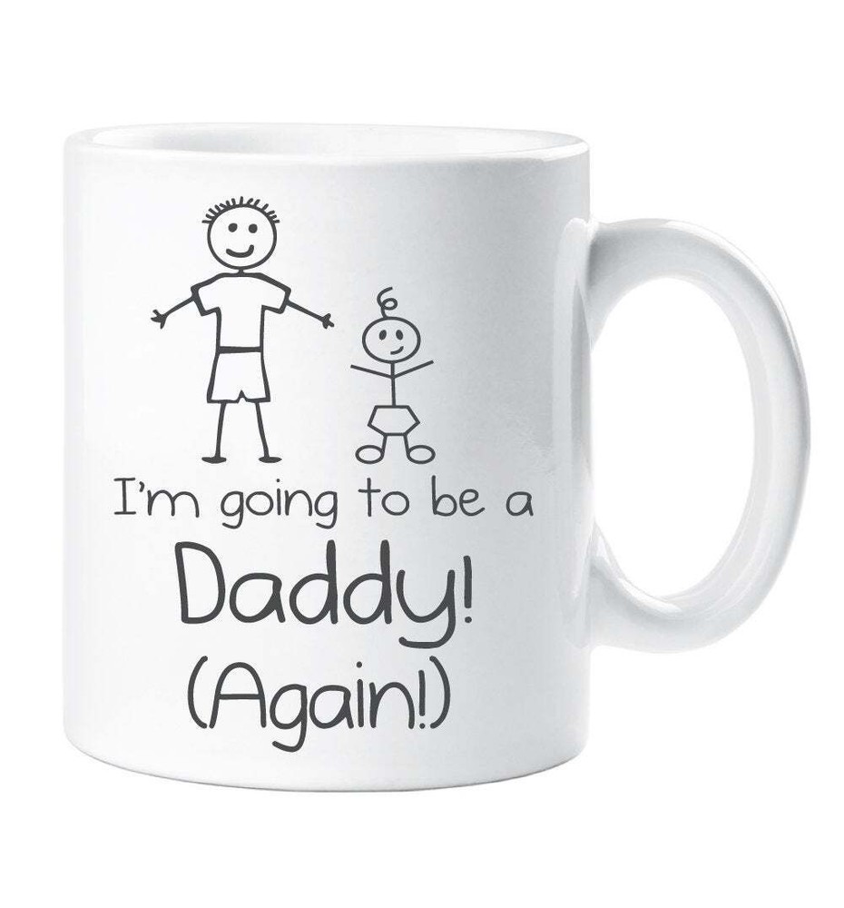 Daddy Mug I'm Going To Be A Daddy Again Mug Fathers Day Mug Gift New Dad Daddy