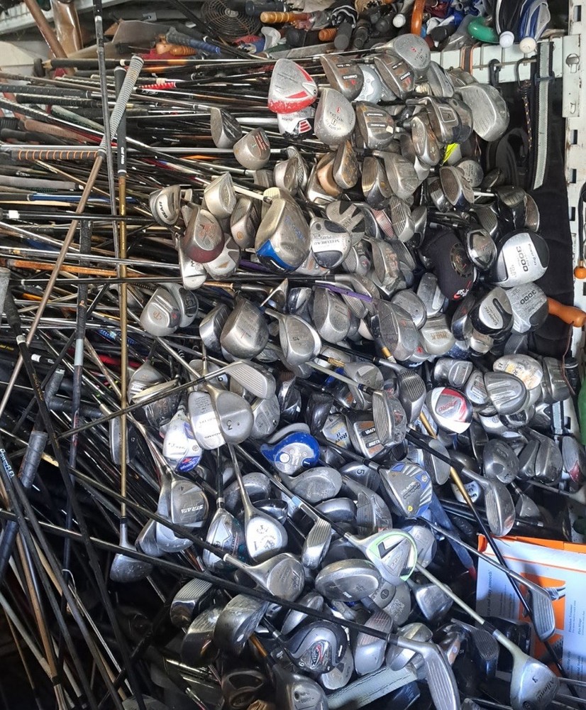 50 Mixed Golf Clubs - RH & LH, Various Brands, Lengths, Lofts & Flexes