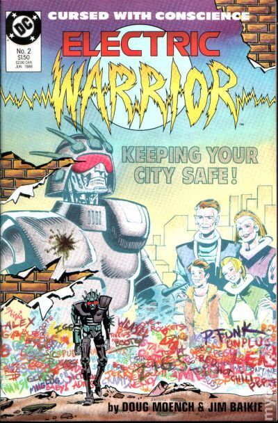 Electric Warrior #2 VG 1986 Low-Grade Stock Image
