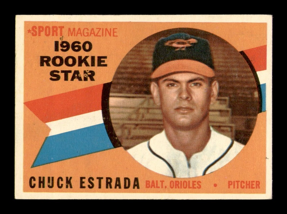 1960 Topps #126 Chuck Estrada EX-MT Vintage Baseball Card OBGcards  