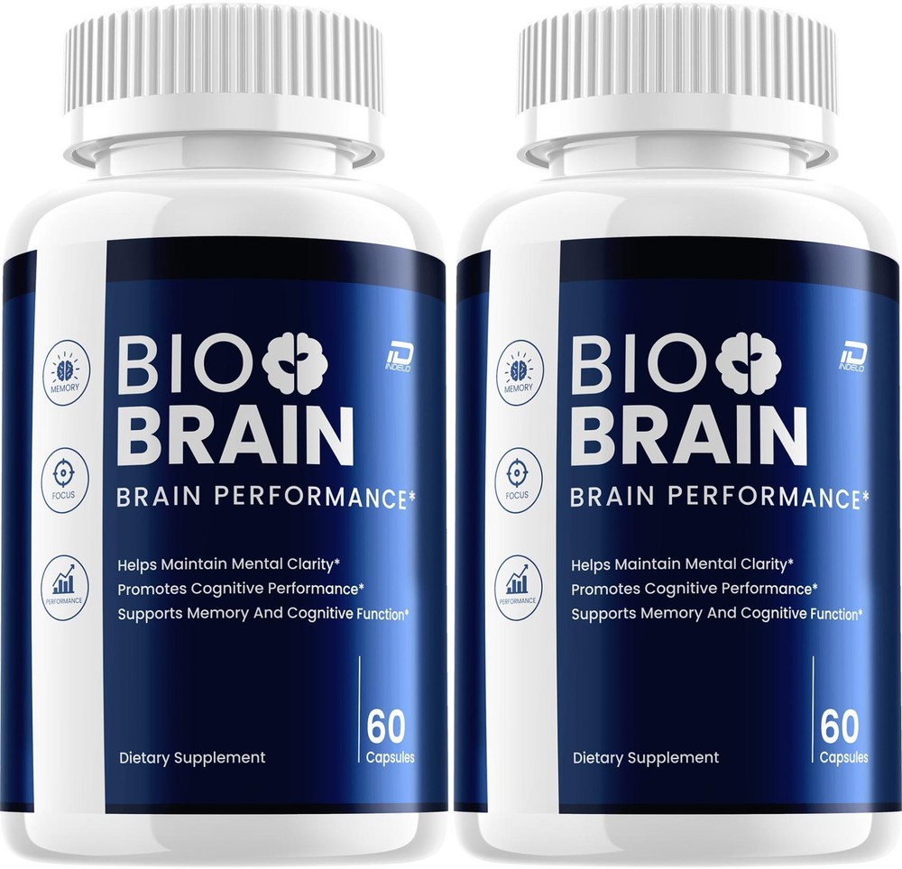 (2 Pack) Bio Brain Supplement Capsules – BioBrain Natural Blend Memory Focus