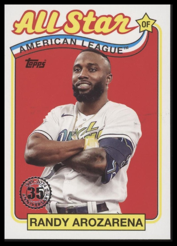 2024 Topps Randy Arozarena 1989 35th Anniversary All-Star Card #89ASB-42