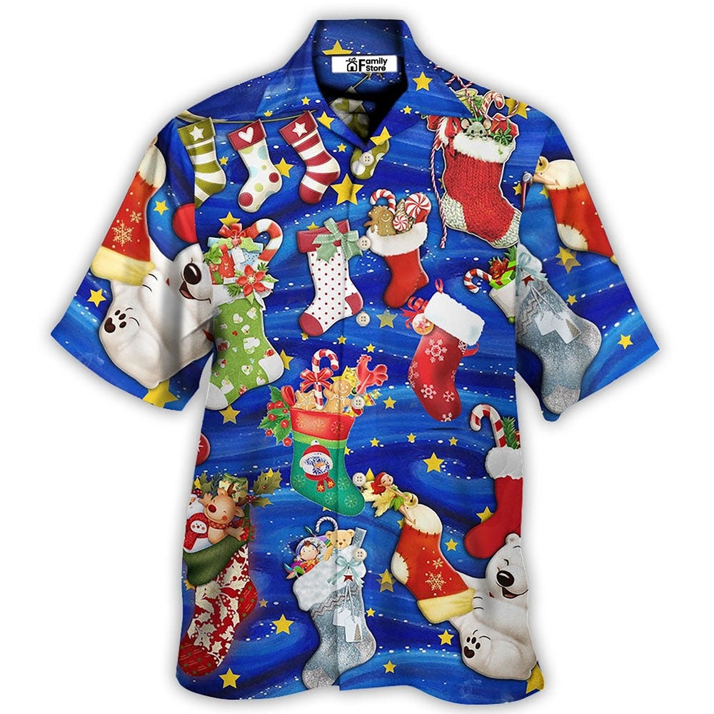 Christmas Tree Socks Xmas Merry Hawaiian Shirt Seasons Of Joy