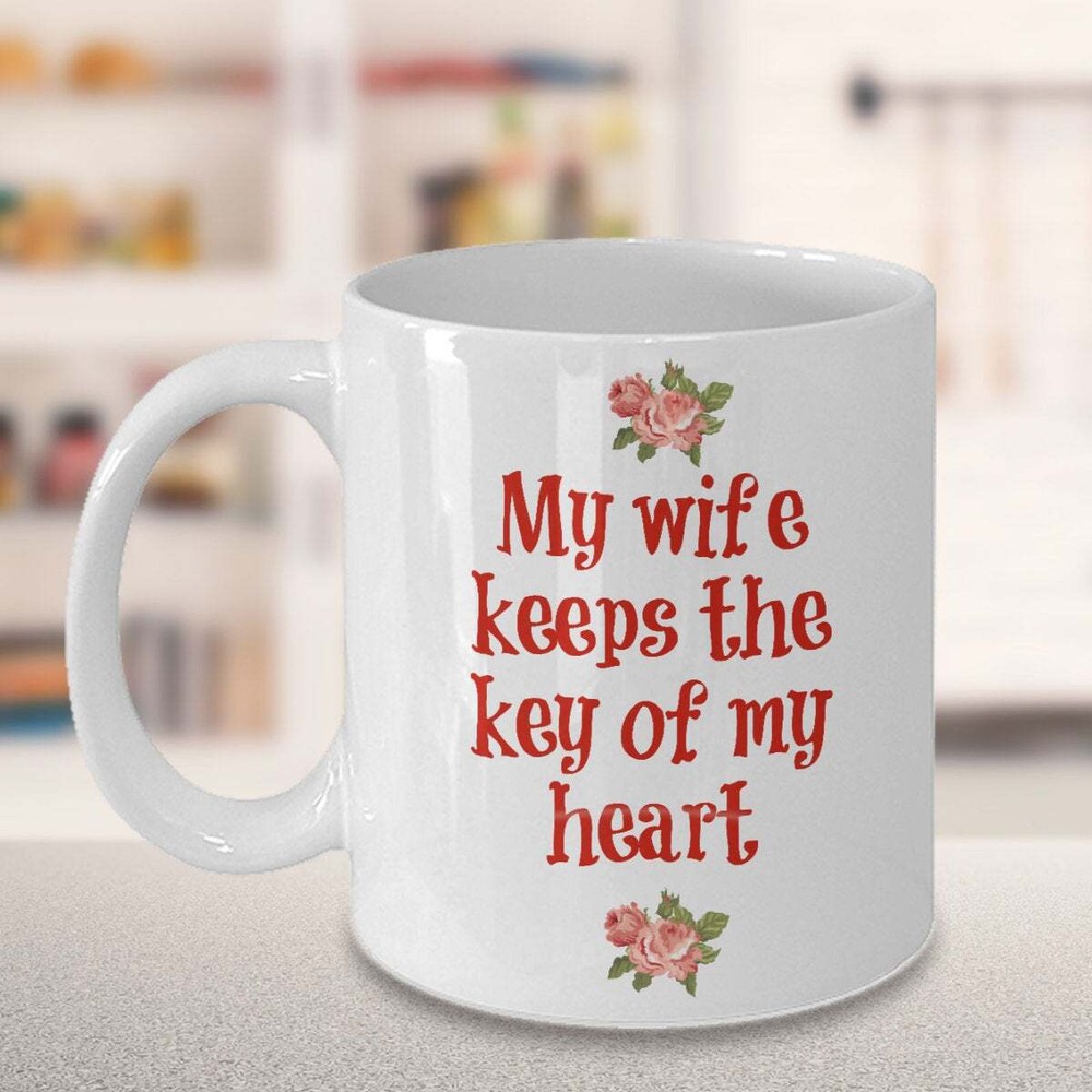 Funny My Wife Valentine's Day Gift Mug for Engagement Couples