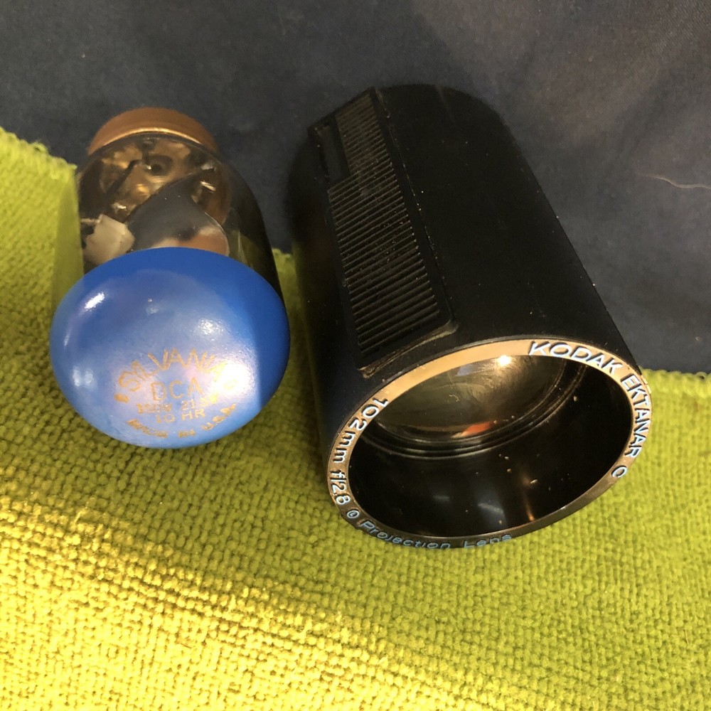 Kodak Ektanar C 102mm F2.8 Projection Lens & Sylvania DCA 150W 21.5V 10 HR Bulb