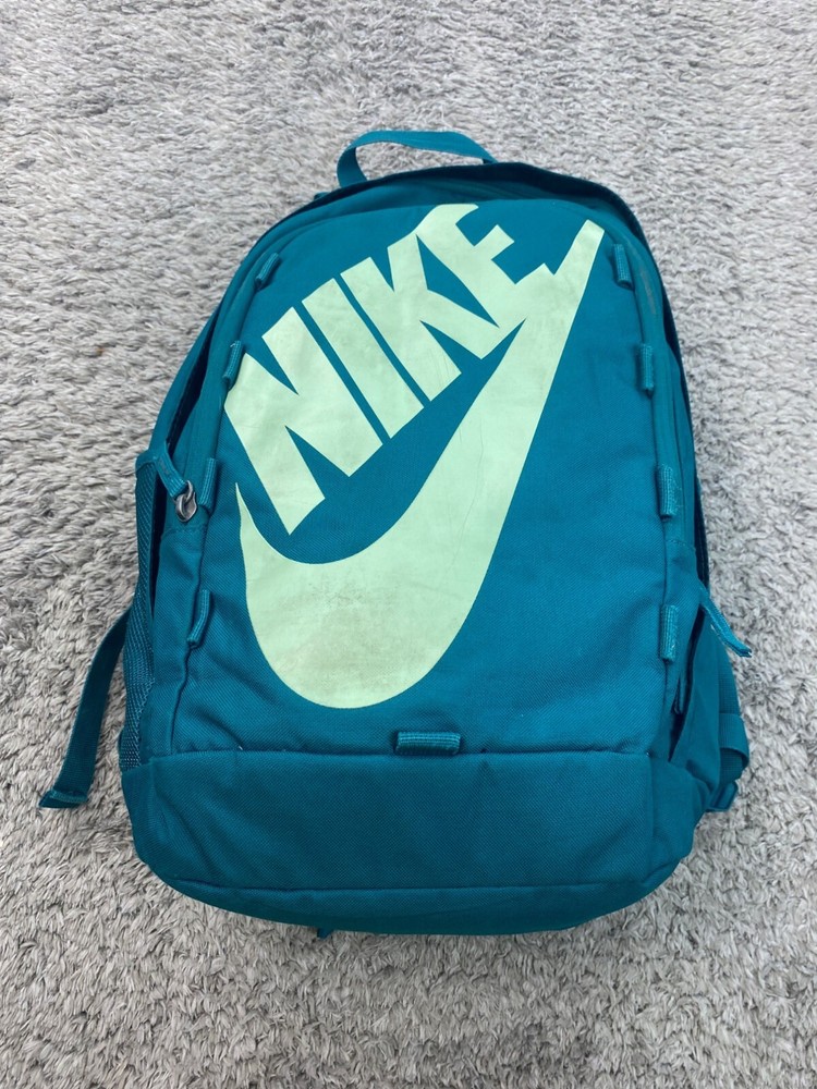 Nike Hayward Futura Backpack Teal with Center Swoosh for School Gym Travel