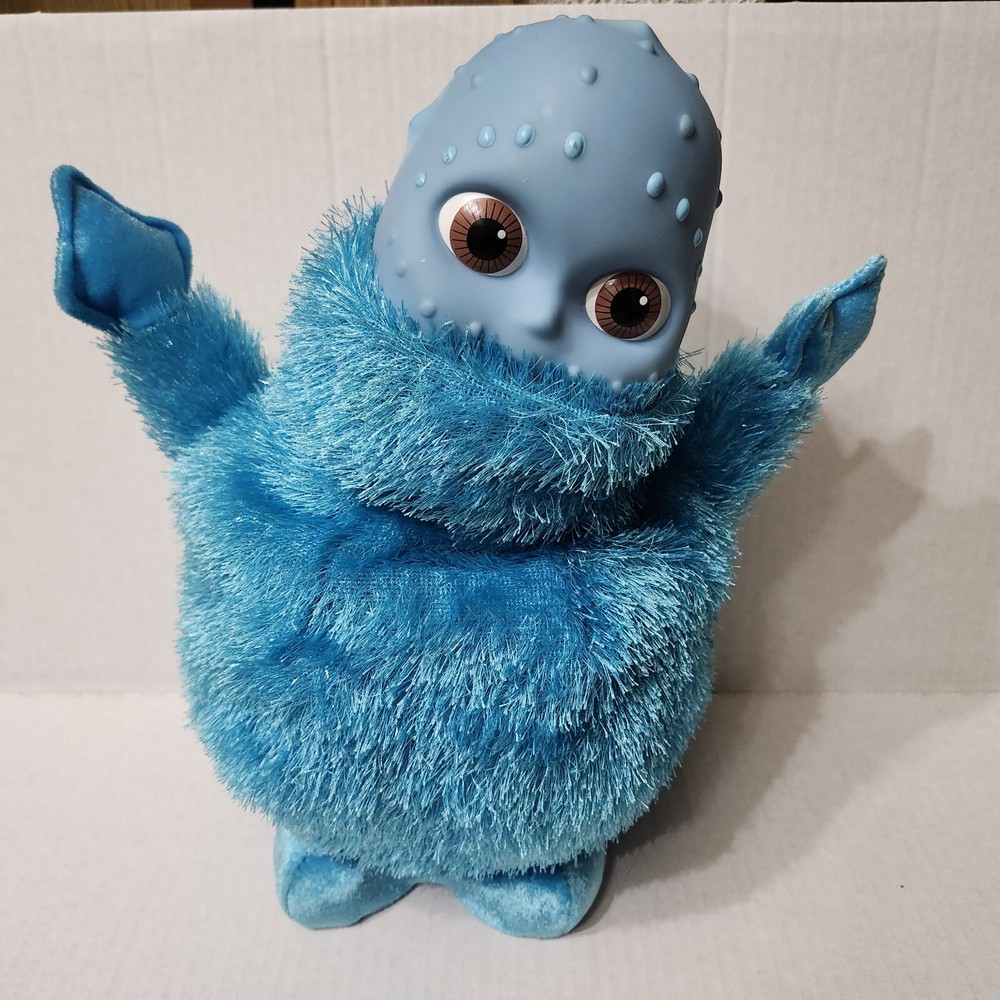 2004 Hasbro Blue Boohbah Zumbah Talking Toy Ragdoll Has Marks WORKS VIDEO