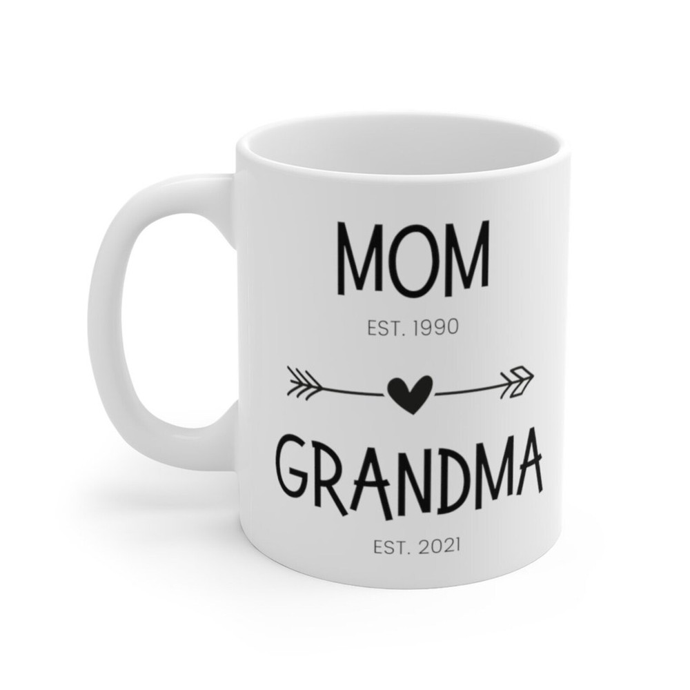 Mom To Grandma Gift New Grandma Mug Future Grandma Mug First Grandma Gifts