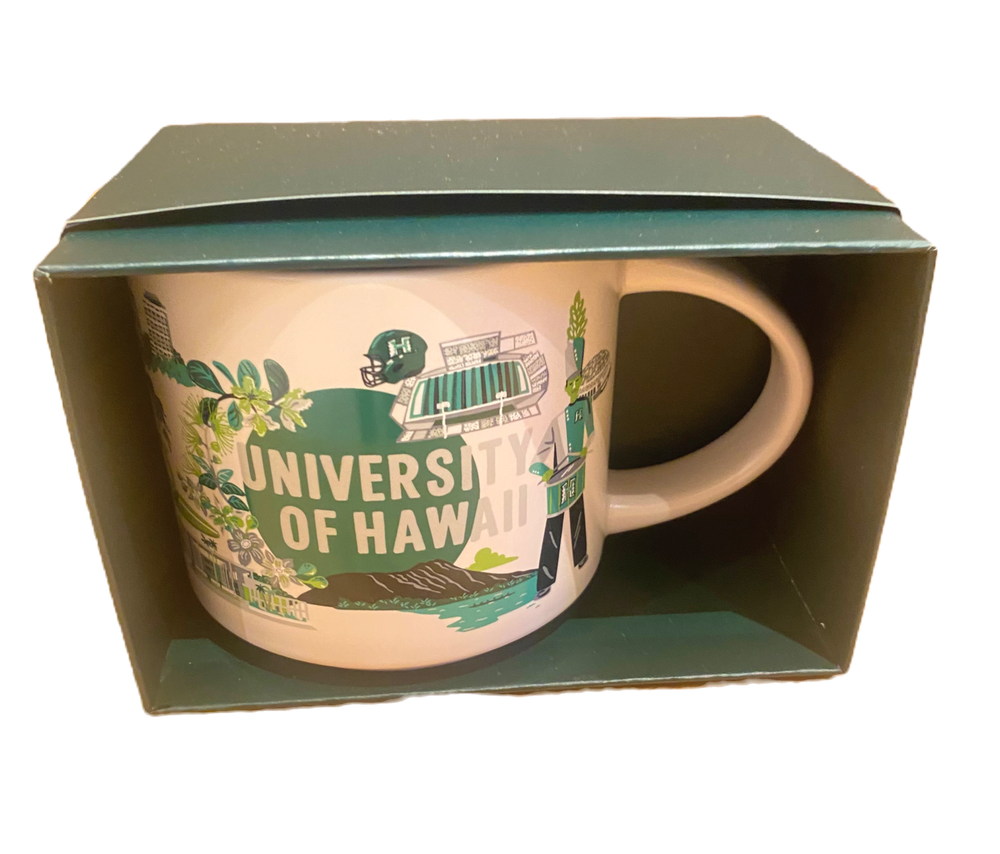 Starbucks Hawaii Collection UH Ceramic Mug with Island Design
