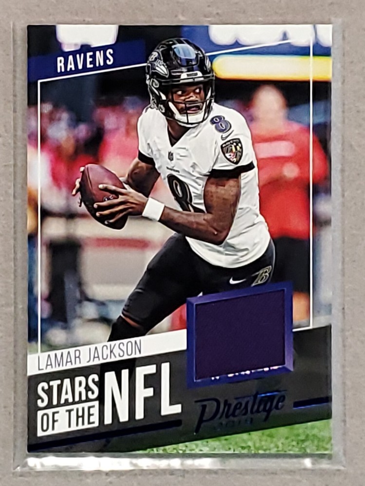 2019 Panini Prestige Stars of the NFL Lamar Jackson Jersey #SS-LJ