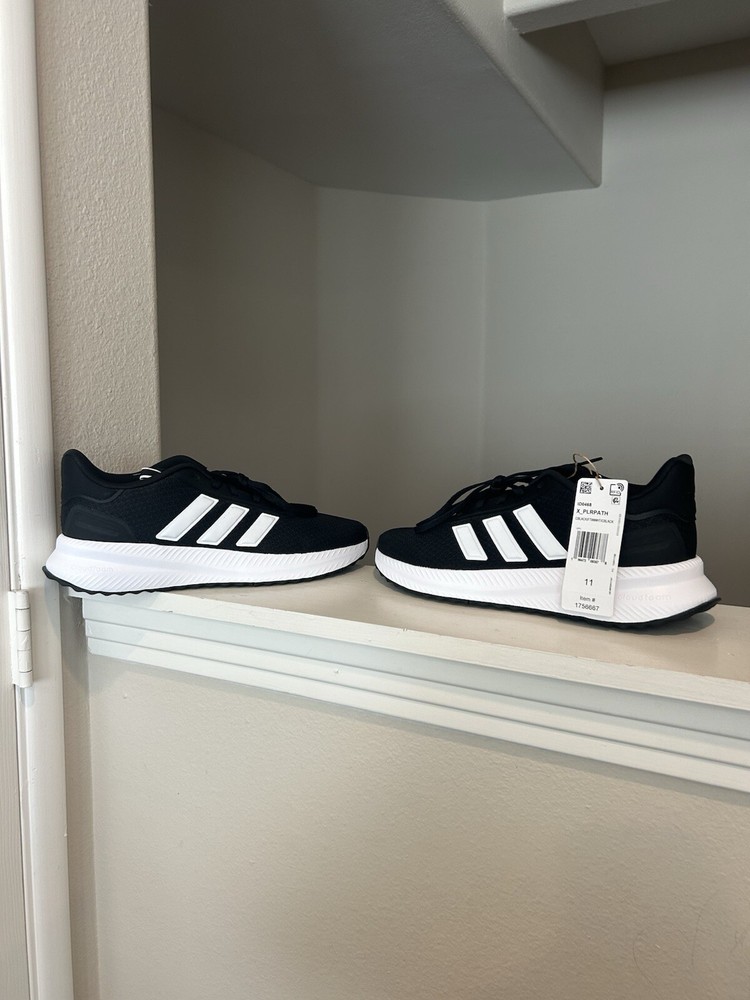 Adidas Men’s X_PLRPATH Daily Running Sneakers (Black/White)  Size 11  NEW