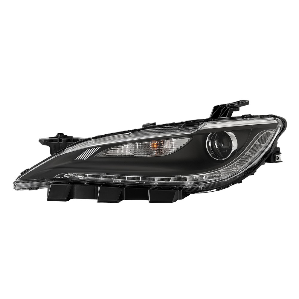 Left Side For Chrysler 200 2015-2017 Halogen Headlight w/ LED DRL Chrome Trim