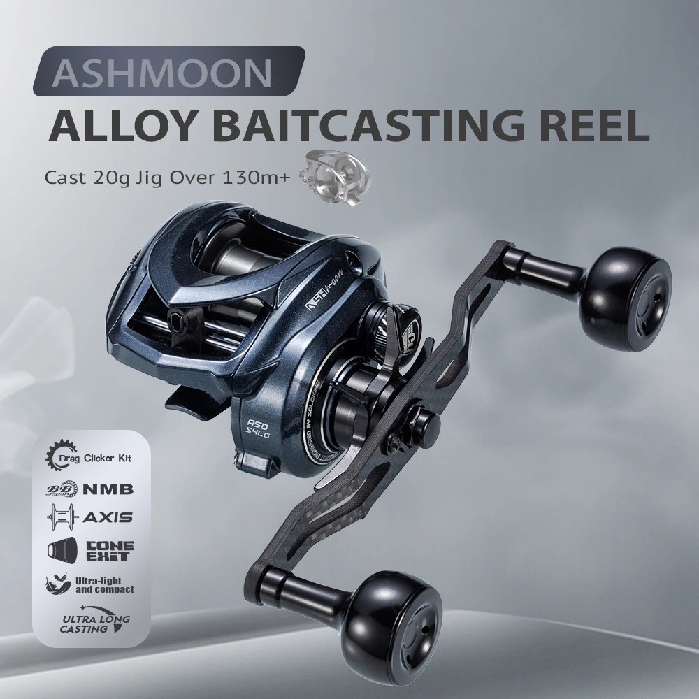 Baitcasting Reel – 8.1:1, 300 g, metal body, long handle