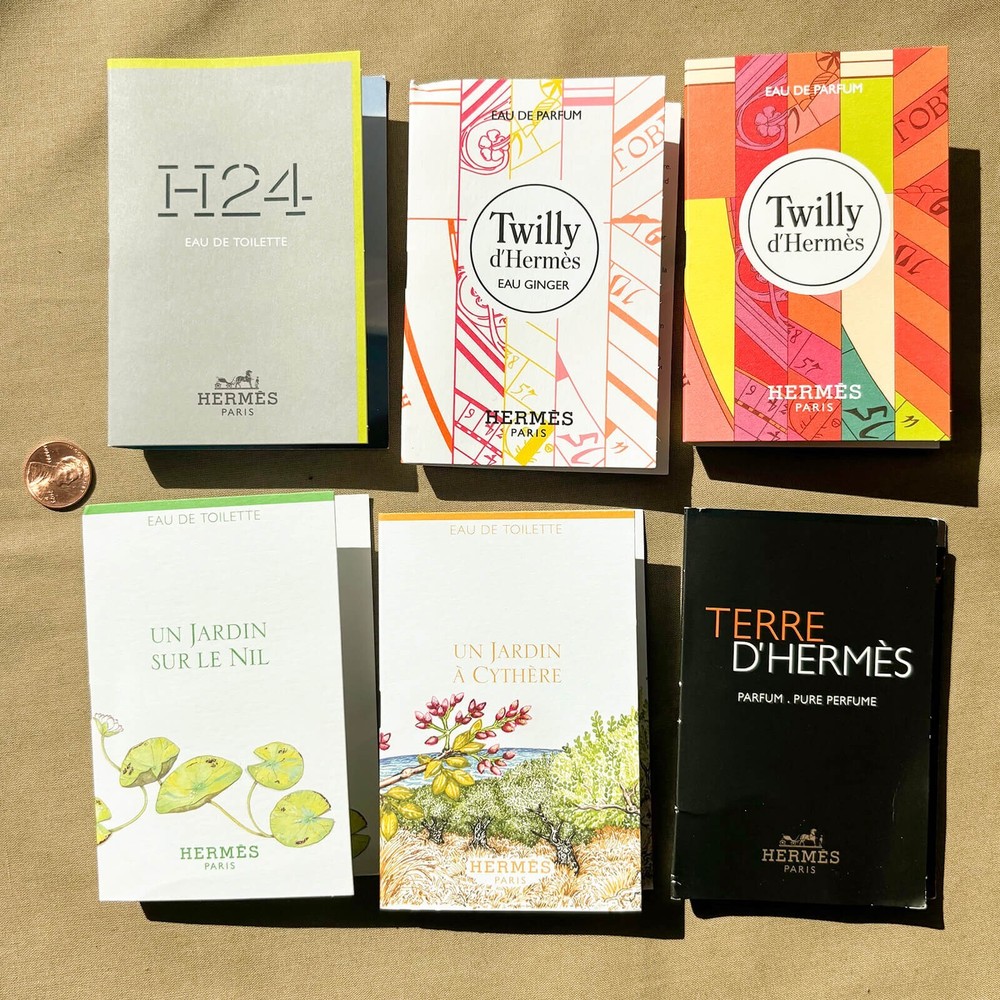 Hermes 2ml Perfume Sample Vials - Pick Your Fragrance with Combined Shipping