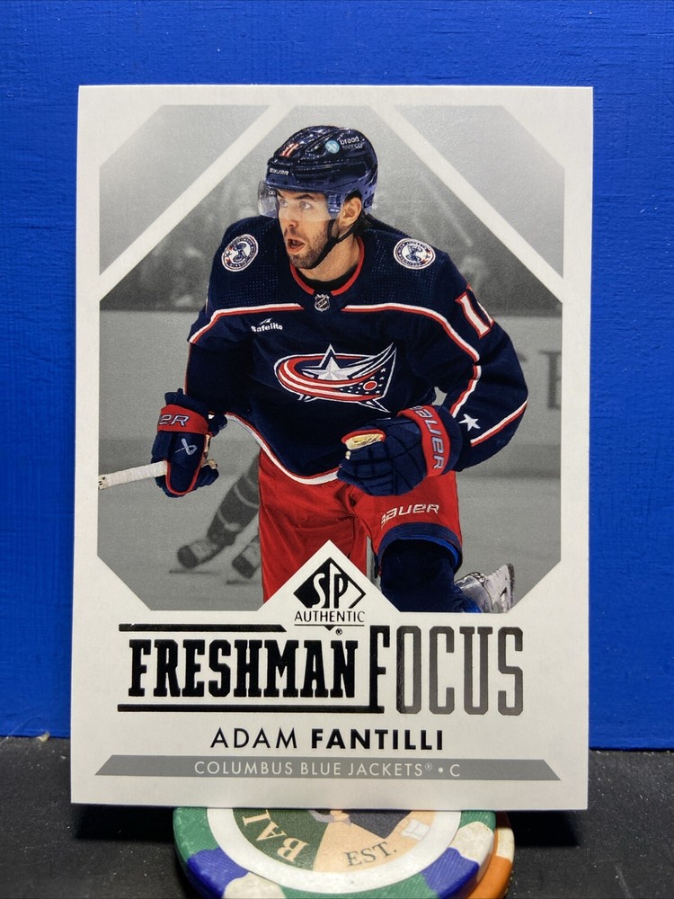 2023-24 SP Authentic Freshman Focus #FF-7 Adam Fantilli - Columbus Blue Jackets