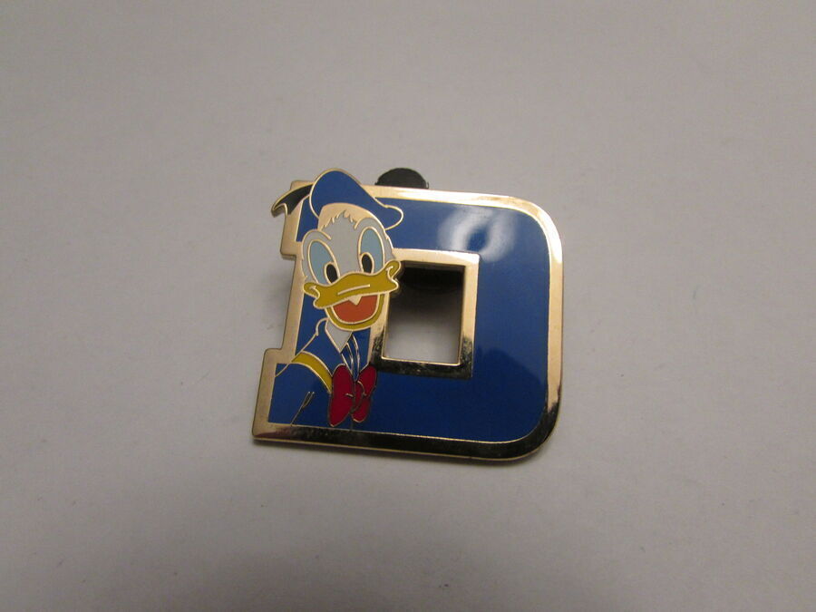 Disney WDW Cast Lanyard Series 2 Varsity Letters Donald Pin
