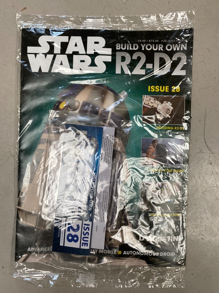 1:2 SCALE DEAGOSTINI STAR WARS BUILD YOUR OWN R2-D2 ISSUE 28 COMPLETE WITH PART