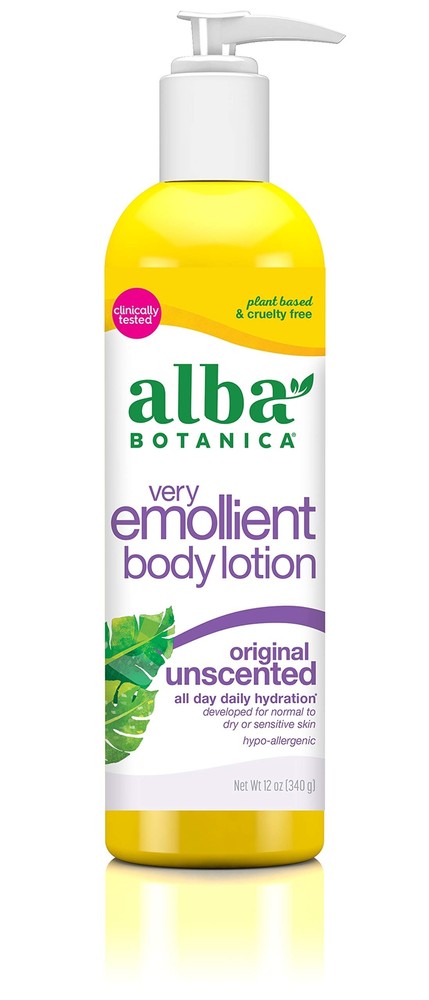 Very Emollient Unscented Original Body Lotion 12 oz.