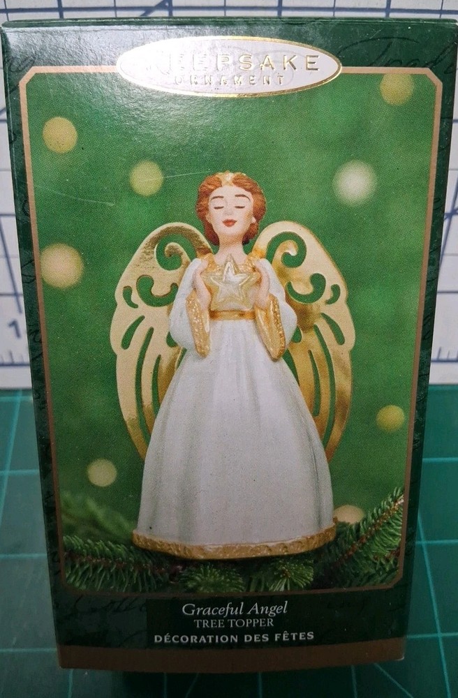 Hallmark Keepsake Graceful Angel Mini Tree Topper Ornament A3 Christmas