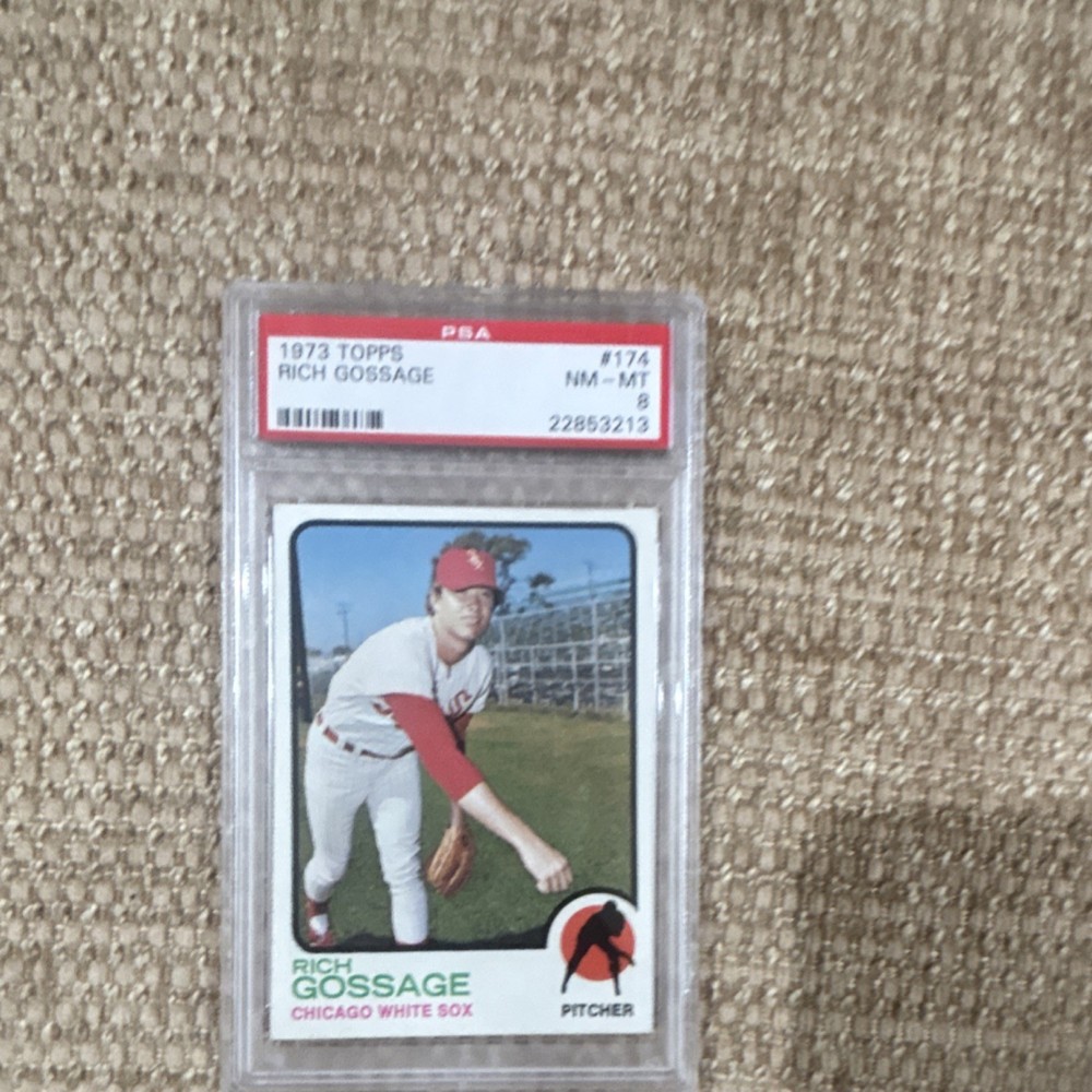 1973 Topps Rich Gossage Rookie #174 PSA 8 Chicago White Sox Baseball