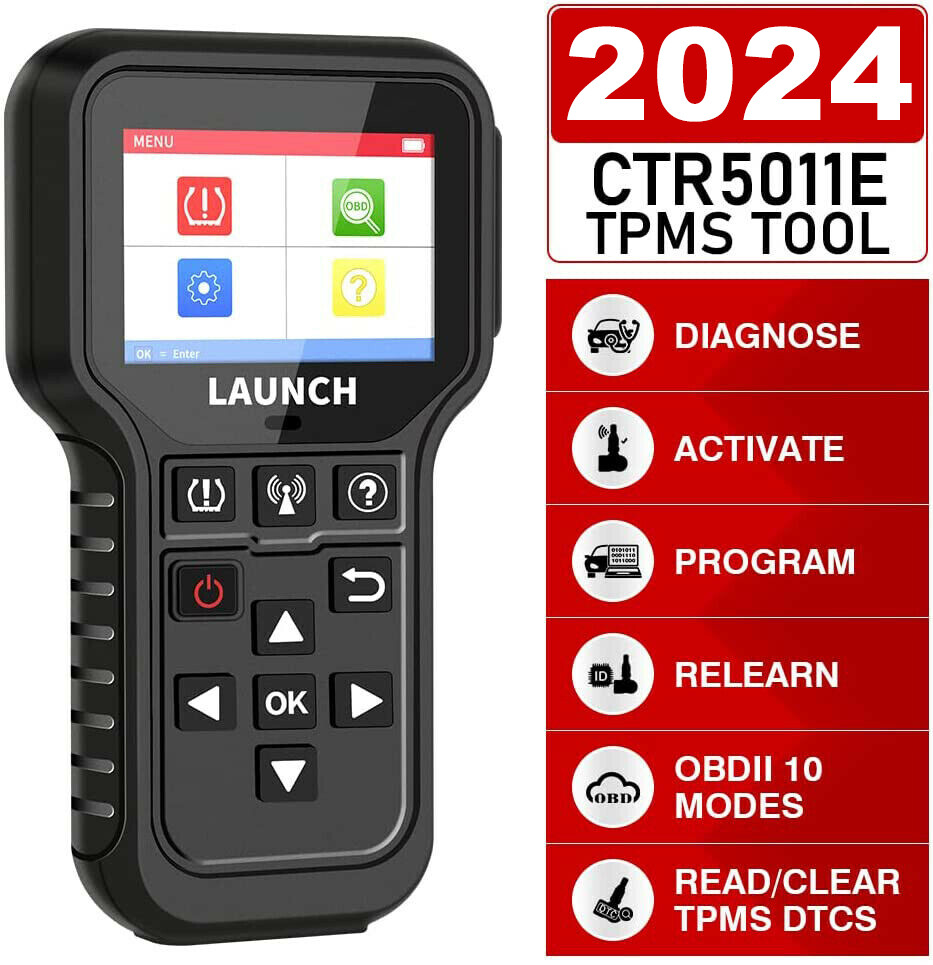 LAUNCH CRT5011E OBD2 Car Scanner TPMS Relearn Sensor Programming Diagnostic Tool