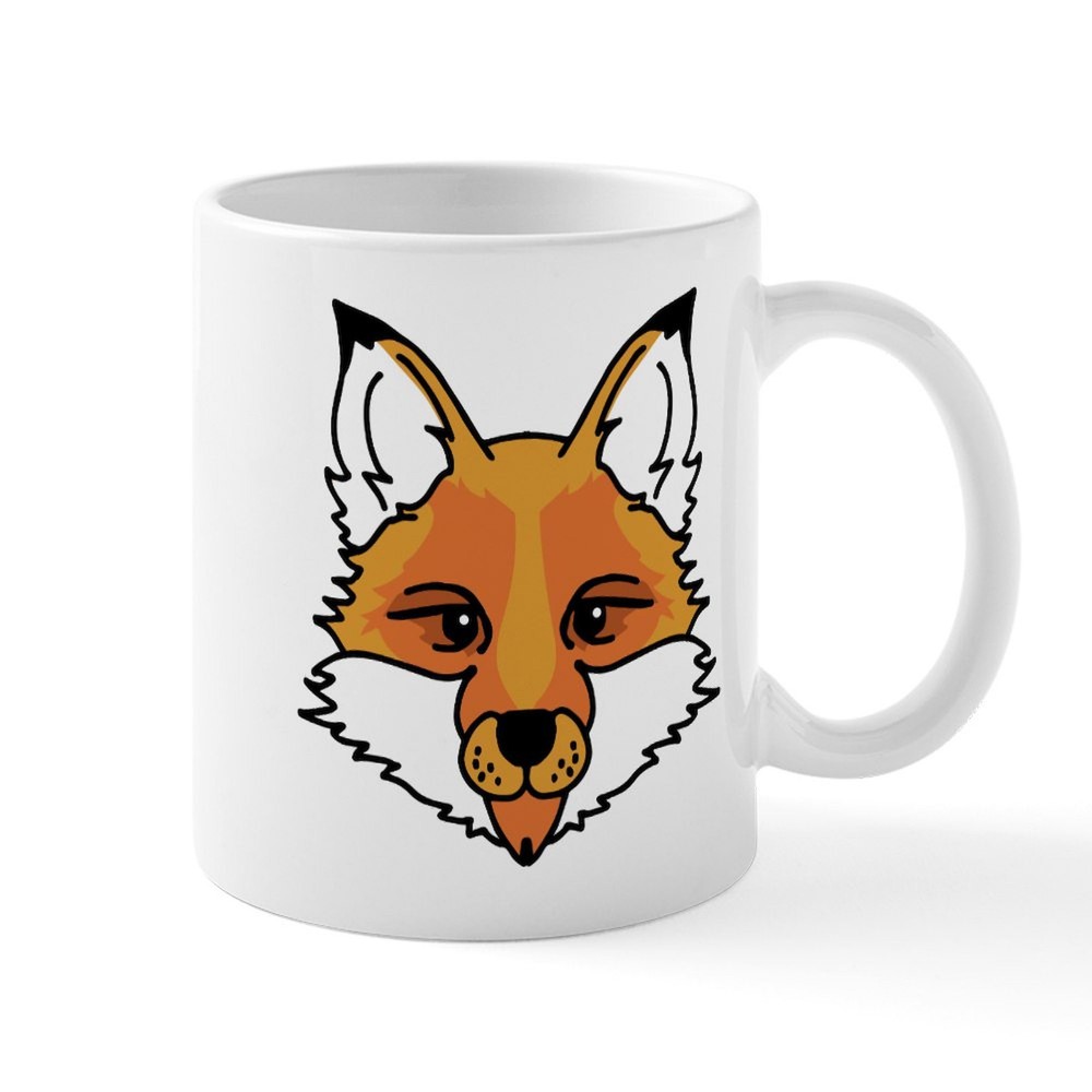 CafePress Fox Face 11 Oz Ceramic Mug 11 oz Ceramic Mug (56592322)