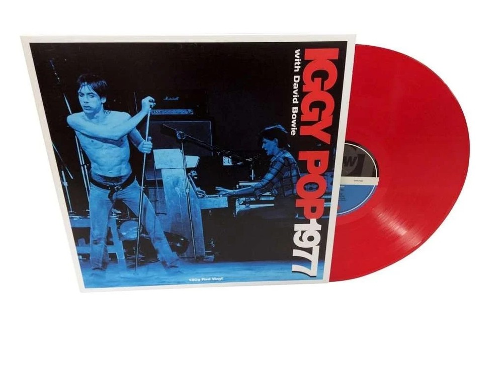 IGGY POP W/ DAVID BOWIE - 1977 (RED VINYL)