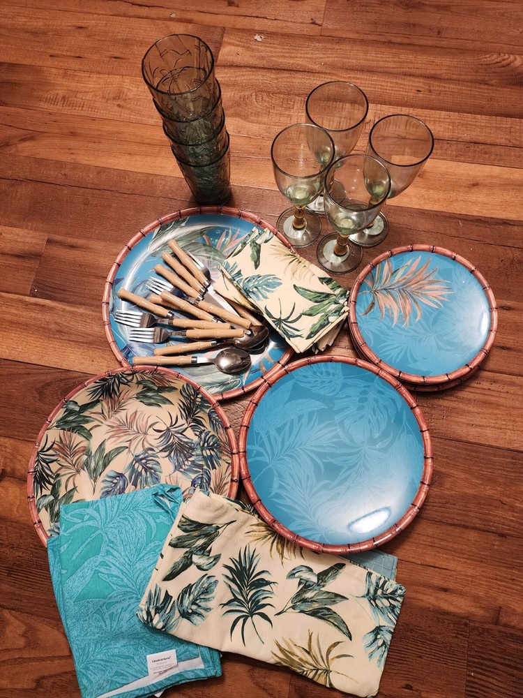 39pcs Tropical Place Setting Set