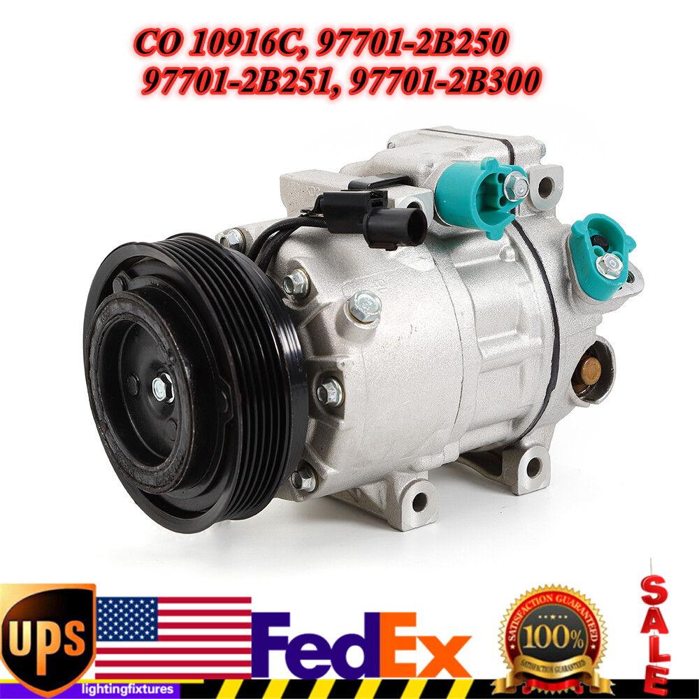 AC A/C Air Conditioner Compressor&Clutch Fit For KIA Sorento 3.5L 2011 2012 2013