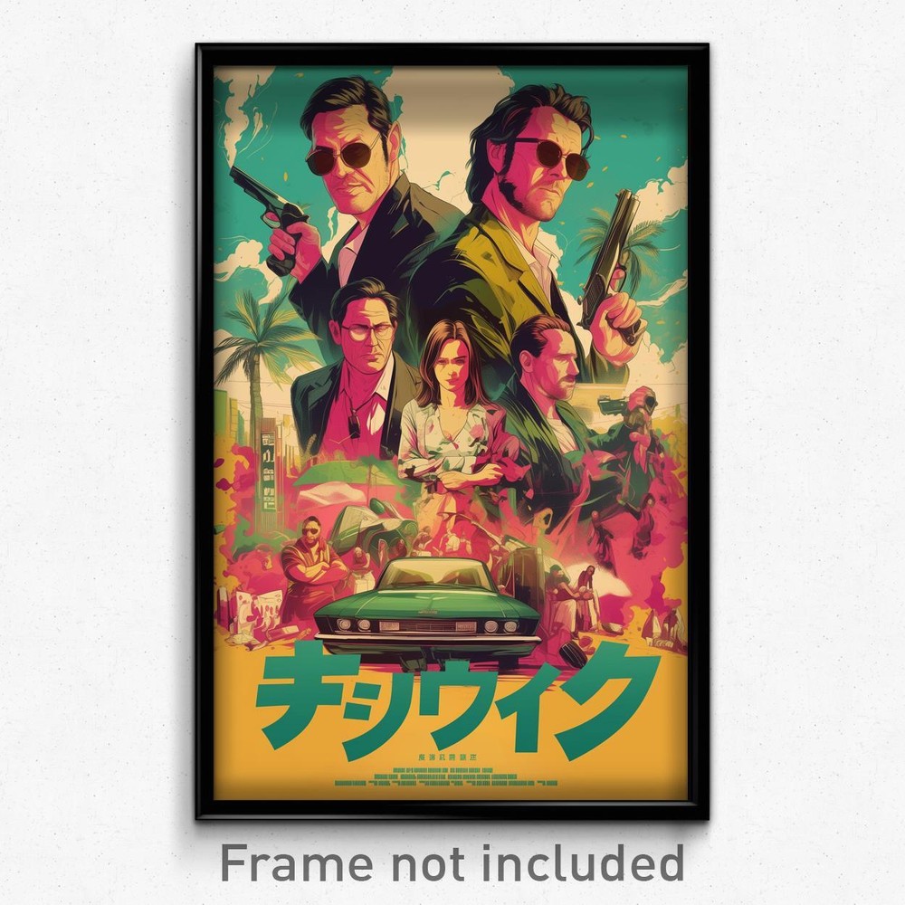 Retro Vietnamese Film Poster - Enormous Television Art Print