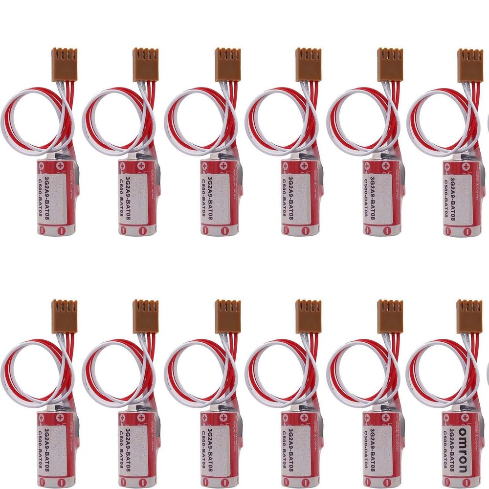 12X ER17/33 2/3A 3.6V for Omron 3G2A9-BAT08(C500-BAT08) PLC Controller Battery