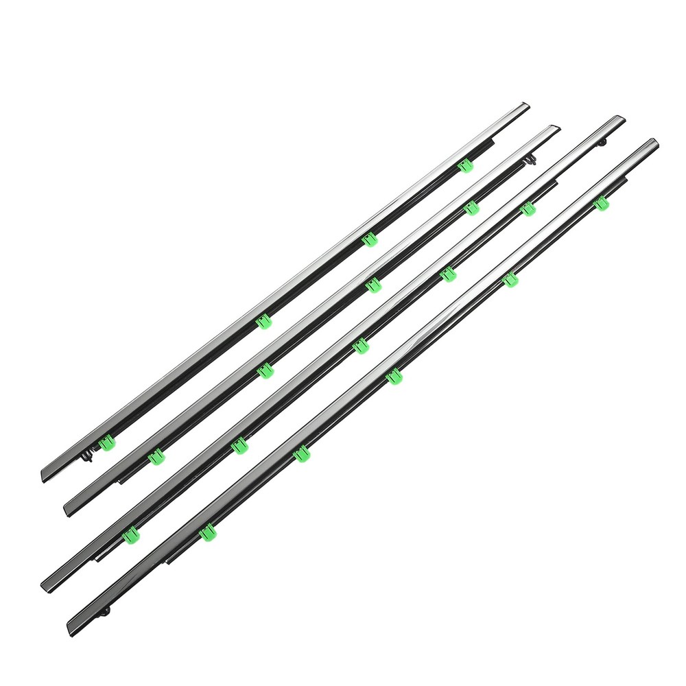 4pcs Weatherstrip Window Trim Seal Belt Car Outside Window Seal Belt for Hond...