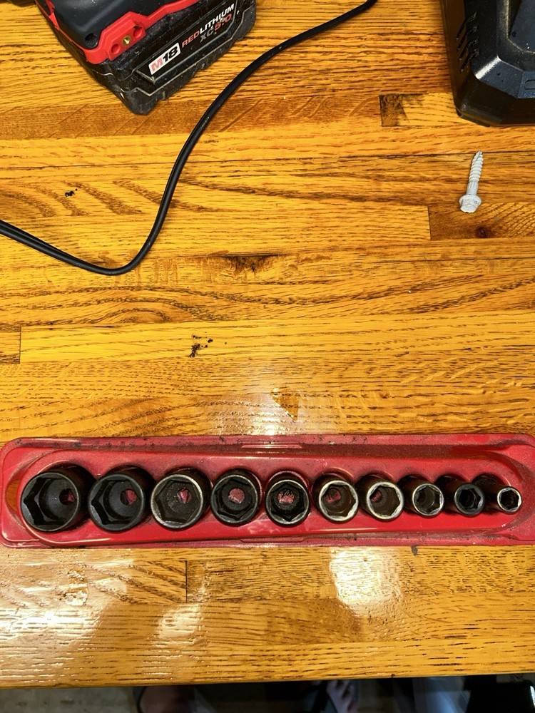 Snap On 3/8 Semi Deep Impact Sockets