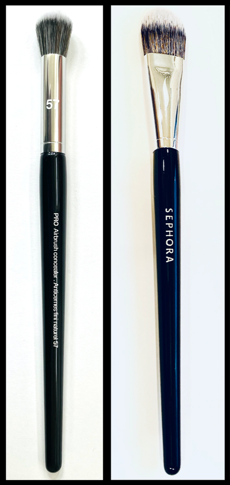 Sephora 💄| 2pc. Bundle | Face Brush Set #47 Pro Foundation #57 Concealer