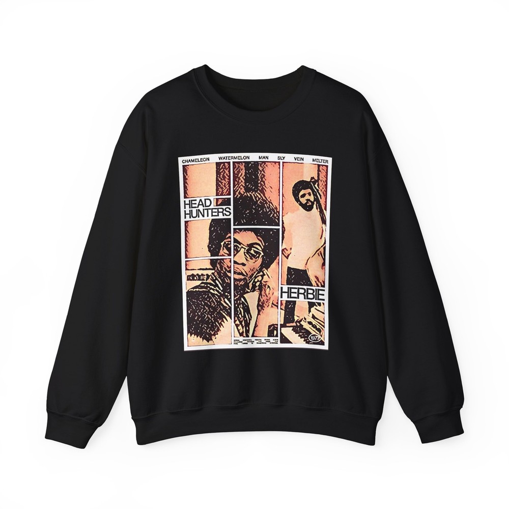 Herbie Hancock Headhunters Graphic Print Unisex Heavy Blend™ Crewneck Sweatshirt