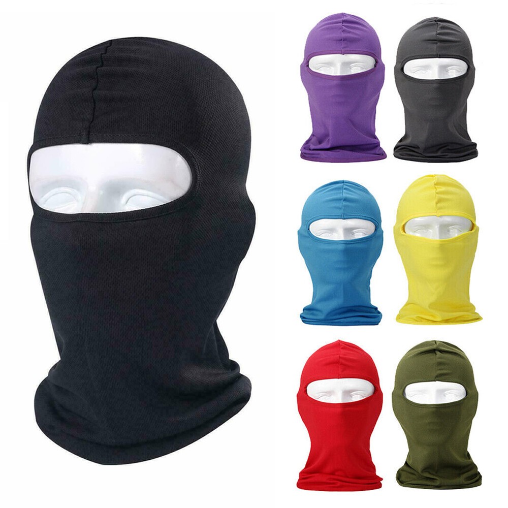 Mens Womens Tactical Breathable Full Face Mask Cap Balaclava Ski Hood Beanie Hat
