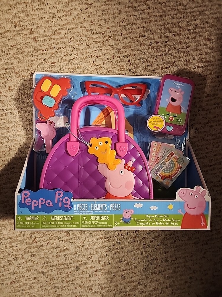 Peppa Pig Bag Set Dress Up & Pretend Play Baby & Toddler Toys 9-pieces