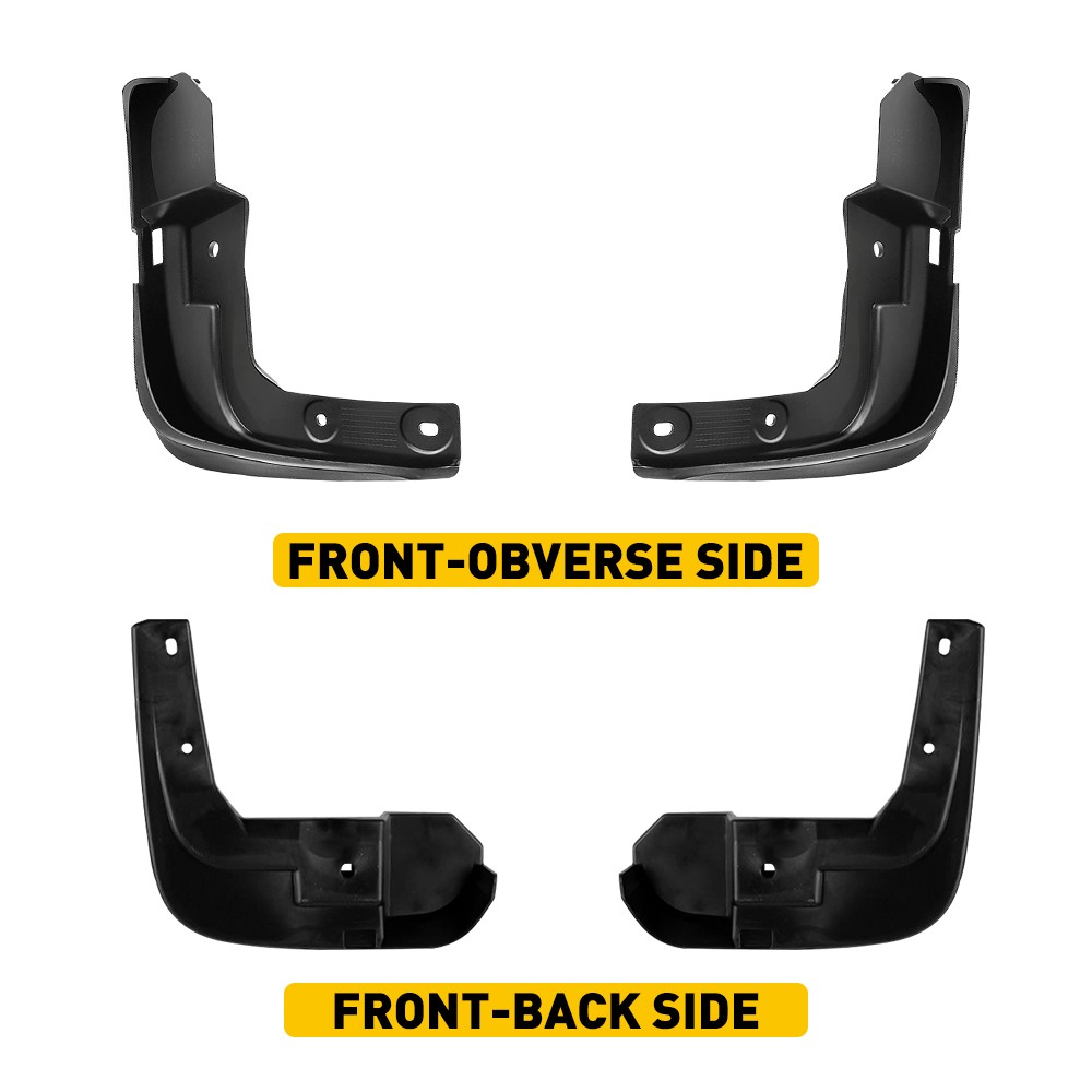 For HONDA CIVIC 2012 - 2015 Coupe Sedan 4PCS Front Rear Splash Guards Mud Flaps