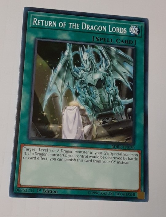 Dragon Lords Return SDRR-EN030 Rokket Revolt 1st Ed TCG