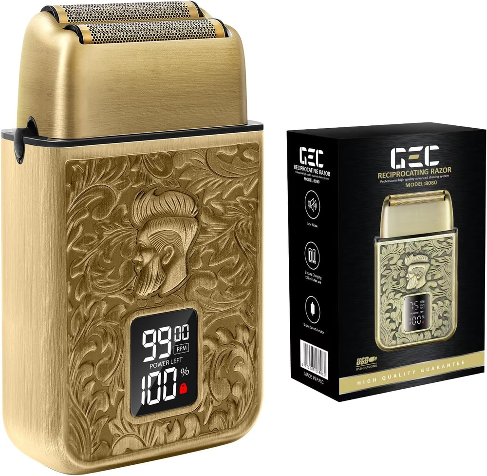 Shavers for Bald Men Foil Shaver with 3 Adjustable Speeds Rechargeable Shaver