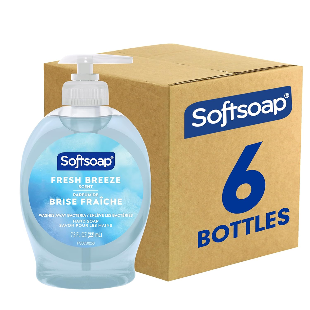 Liquid Hand Soap, Fresh Breeze - 7.5 Fl Oz (Pack of 6)