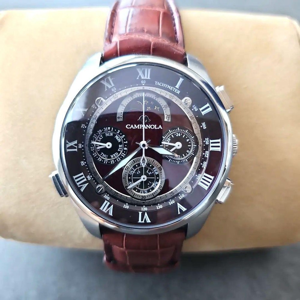 CAMPANOLA Grand Complication Kokiake Quartz Watch Men’s Rare Condition
