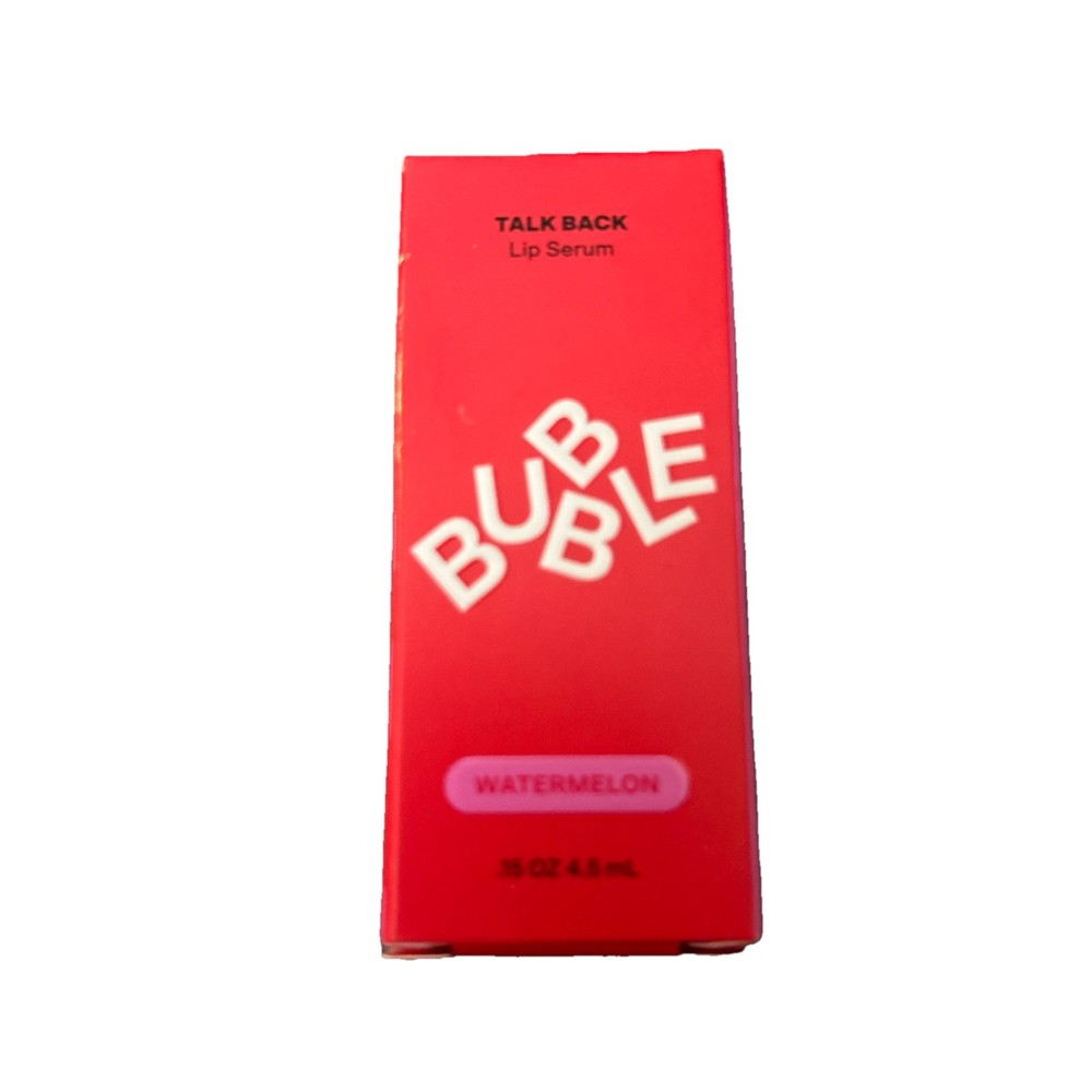 BUBBLE SKINCARE Talk Back Lip Treatment - Plumping Hydrating Serum Glossy Tint