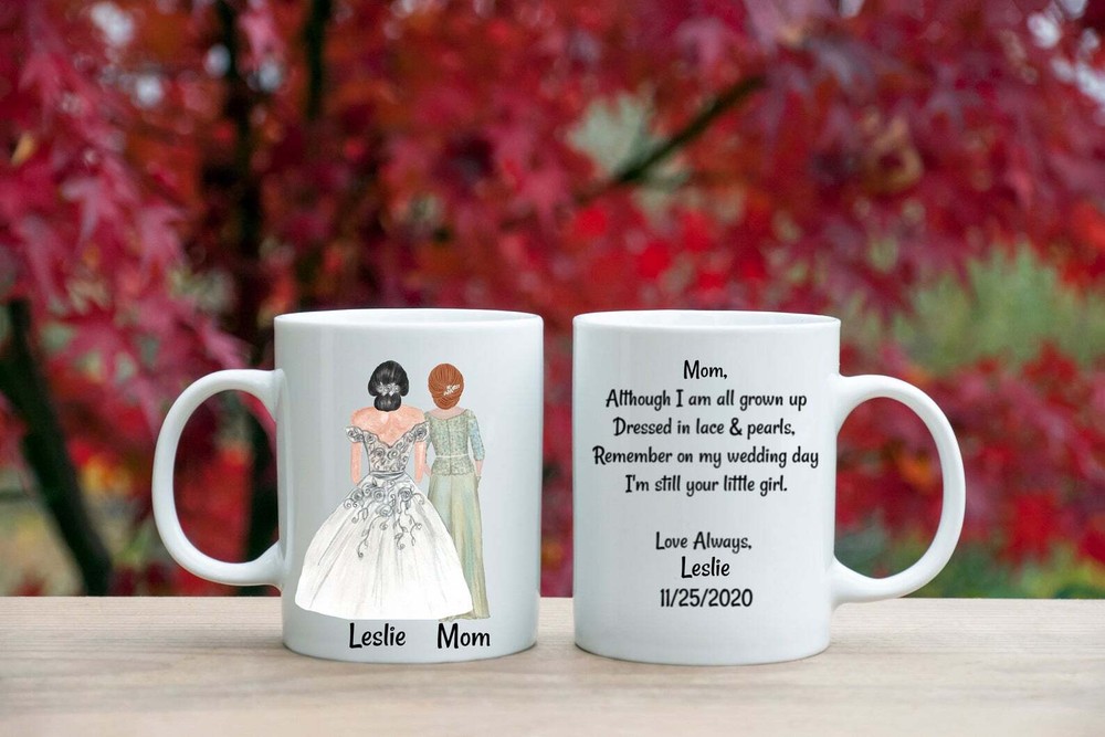 Personalized Mother Of The Bride Ceramic Coffee Mug Mom I Will Always Be Your