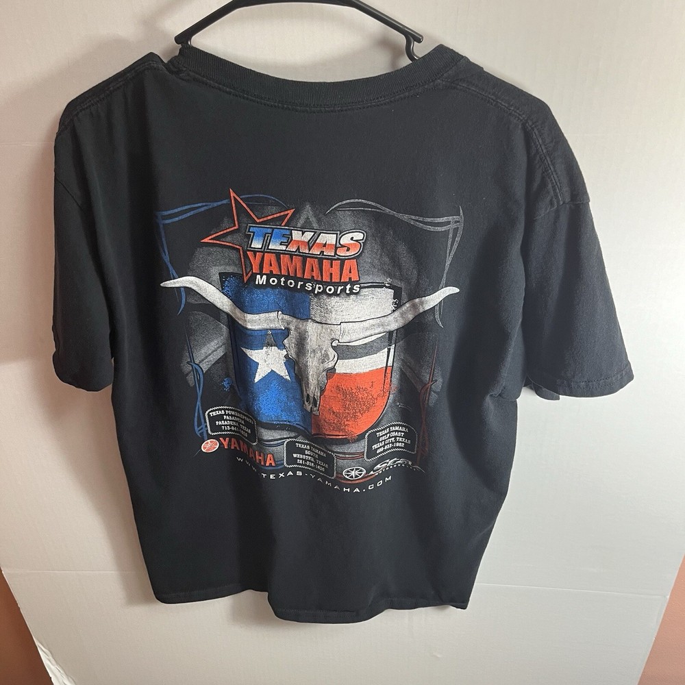 Vintage Y2K Yamaha Motorsports Tee Men's Medium Retro Racing Shirt