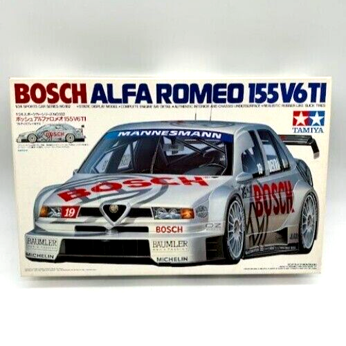 Tamiya 1/24 Bosch Alfa Romeo 155 V6 TI usado modelo plástico sin montar