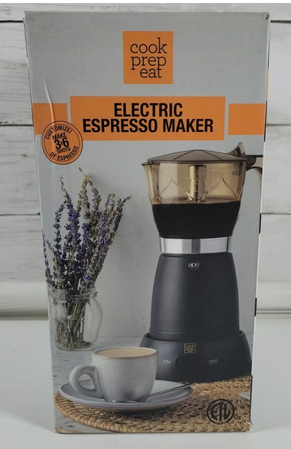 Electric Espresso Machine by Cook Prep Eat - Fast & Easy Brewing