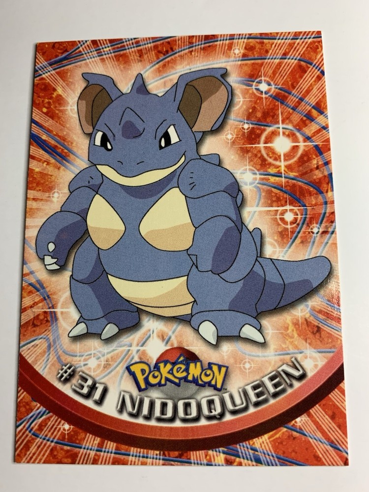 1999 Topps Pokemon TV Red Logo #31 Nidoqueen Free Shipping