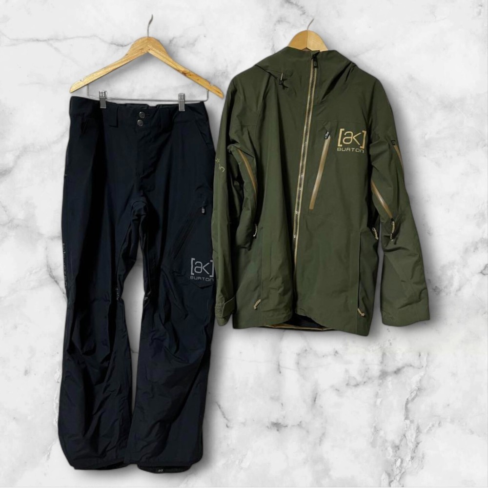 Burton Ak Gore-Tex Snowboard Jacket Men’s S Black Used Excellent Condition